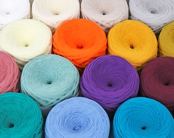 Bulky T-Shirt Yarn, 100% Cotton Textile Yarn for Baskets
