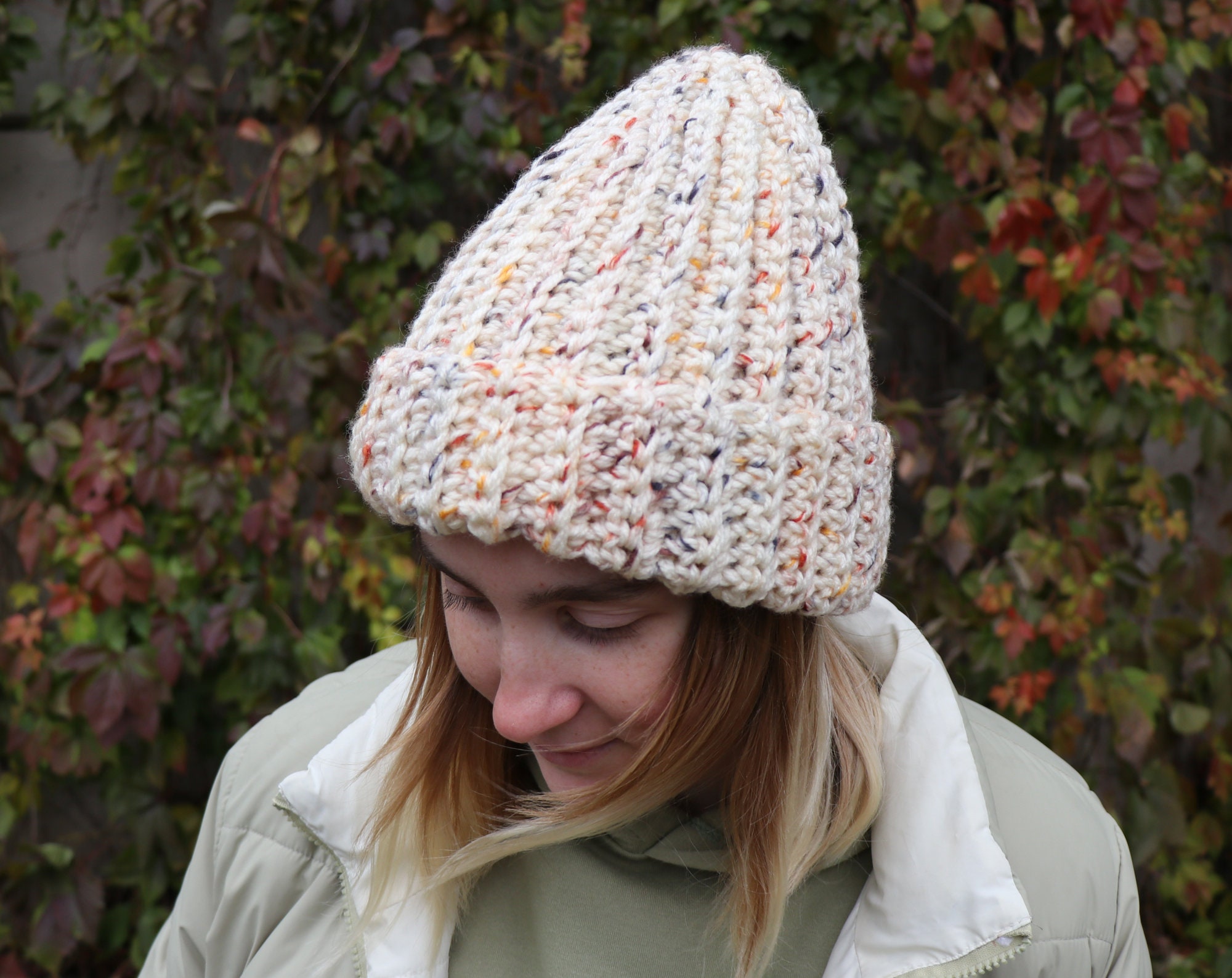 Easy Crochet Ribbed Beanie Crochet PDF Pattern - Etsy