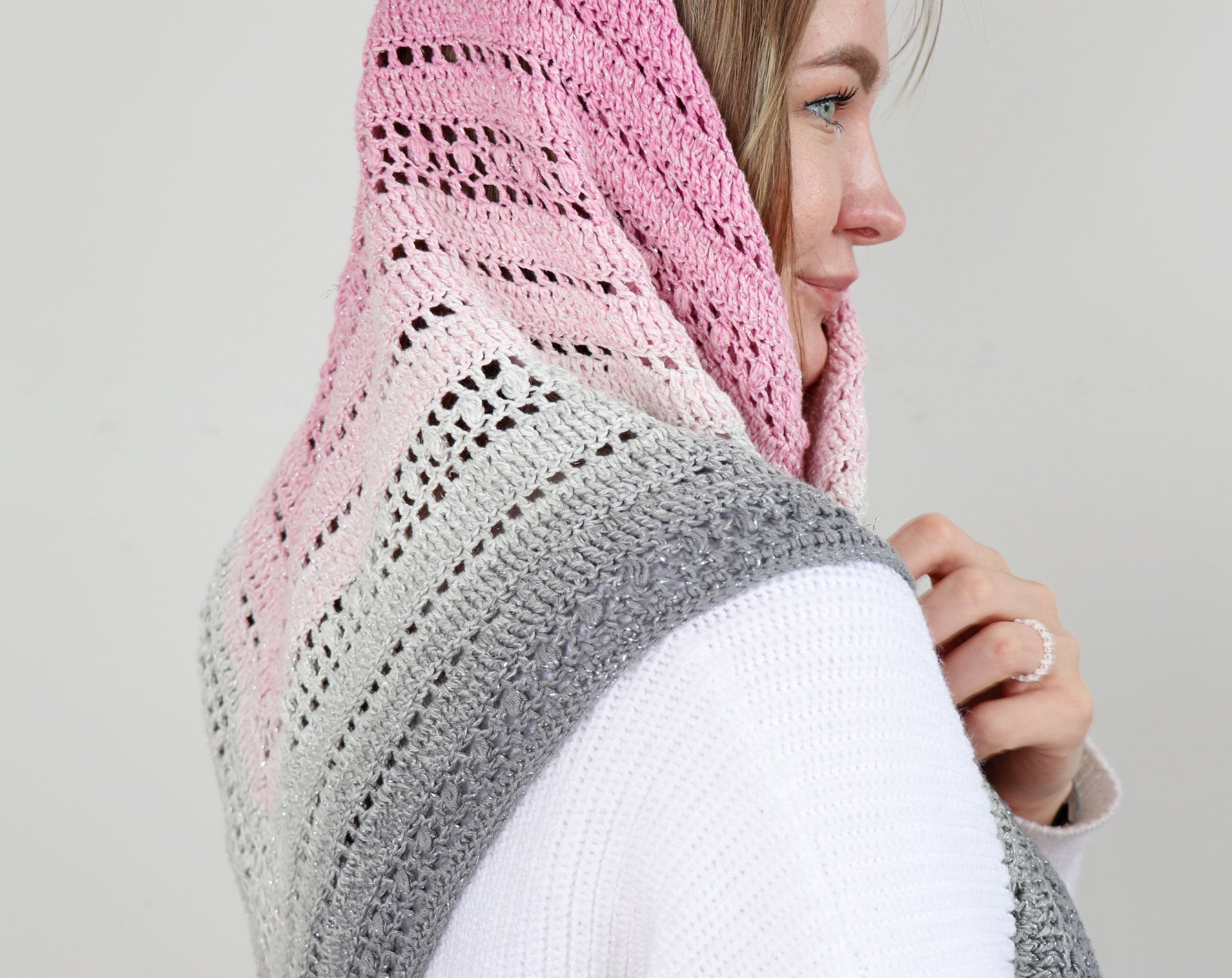 Easy Crochet Boho Shawl Pattern, Triangle Scarf PDF Pattern - Etsy