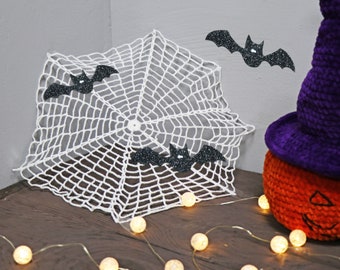 Spider Web CROCHET PATTERN. Diy Halloween decor. PDF crochet pattern. Spiderweb Home Decor. Witchy Aesthetic. Instant download