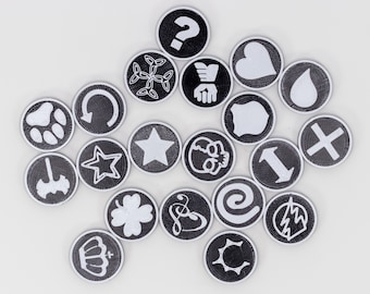 Map Markers - ICONS / Class Abilities - 24mm (1") size - Lots of Colors - RPG Gaming - Dungeons and Dragons - D&D