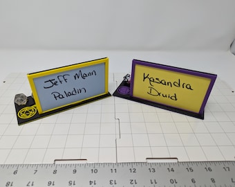 RPG Player Board - Organizer - Consent Marker - Student Group - 3D Printed