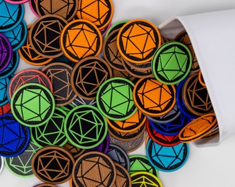 Inspiration Token - Lots of Colors - Dual Sided - RPG Gaming - Dungeons and Dragons - D&D