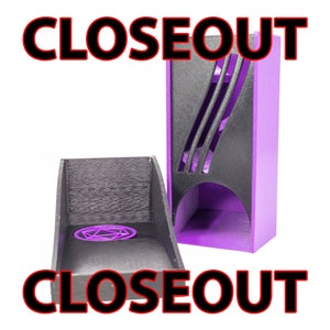 CLOSEOUT - Swoop Deluxe Tower Set - Full Set - Includes Dice Tower, Tray, and Coin - RPG Gaming - Dungeons and Dragons - D&D - Old Colors