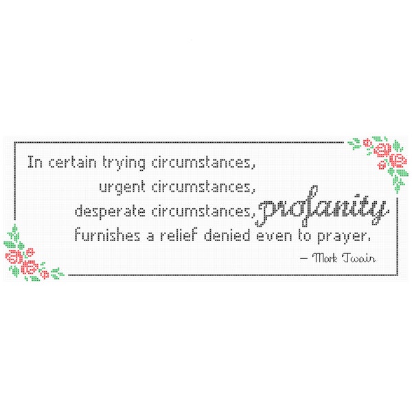 Mark Twain Quote - Profanity