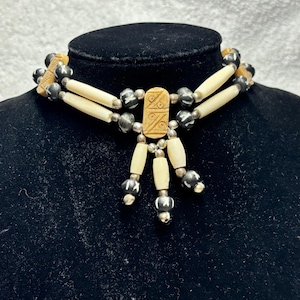 traditional native bone choker