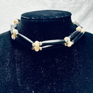 Traditional handcrafted native bone choker