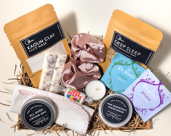 Relaxation Gift Box: Vegan Spa Set - De-Stress & Unwind