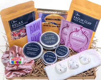 New Mum Gift Box: 13+ Natural Pamper Products - Letterbox Gift