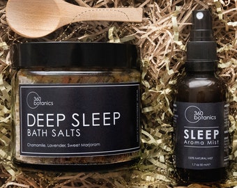 Deep Sleep Gift Set: Bath Salts & Pillow Mist