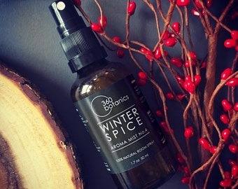 Winter Spice Aroma Mist |  Essential Oils Room Spray | Seasonal Scent | Warm Aroma | Air Freshener