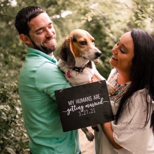 My Humans Are Getting Married Sign - Etsy