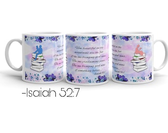 JW Pioneer School gifts. Baptism gift, publisher,Elder 11 oz or 15 oz .books. Isa 52:17