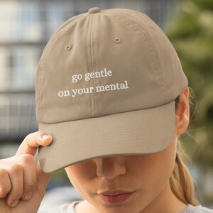 Mental Health Awareness Go Gentle on Your Mental Self-Care Minimal Gift for Men and Women