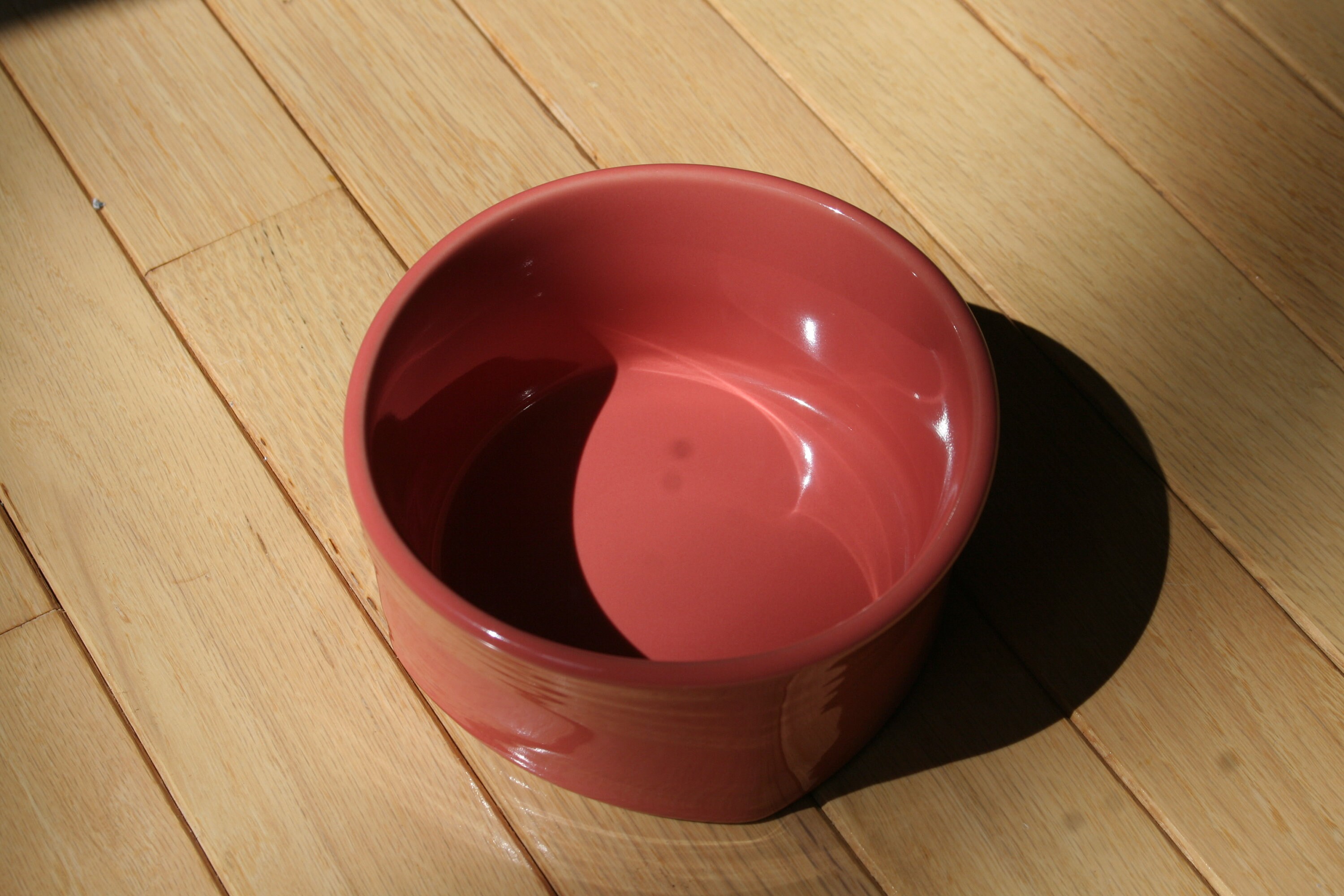 Fiestaware Fiesta Flamingo Pink Retired SQUARE Bowl Brand New Old Stock Piece - Never Used - Beautiful!