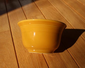 Fiesta Marigold Yellow Bouillon Bowl – 75th Anniversary Retired Color