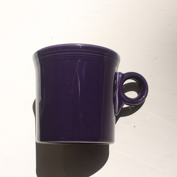 Fiestaware Fiesta Retired Plum Purple Ring Handle Mug ~ Brand New OLD STOCK Never Used ~ Beautiful!