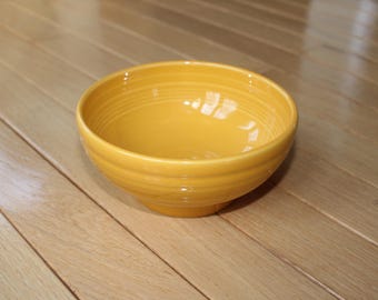 Fiesta Marigold Yellow 5 7/8" Rice Bowl Footed Bowl Retired