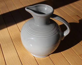 Fiesta Fiestaware Pearl Gray Carafe: Retired Collectible Kitchenware, 60 oz