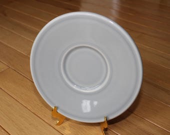Fiesta Pearl Gray 6 3/4 Inch JUMBO Saucer New Old Stock