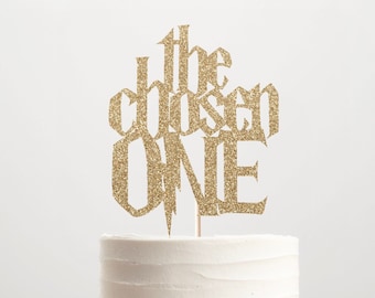 The Chosen ONE Cake Topper, Wizard Themed 1st Birthday Party, Wizard First Birthday Cake Topper, Wizard Cake Smash Topper, Wizard Party