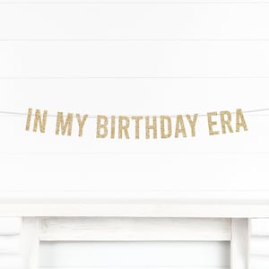 In my birthday era, Eras party, Taylor Party decor, Eras birthday banner, Birthday banner, Eras Party Decor