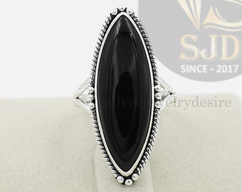 Details about Solid 925 Sterling Silver Marquise Shape Black Onyx Handmade Rings KGJ-R-1119 Details about Solid 925 Sterling Silver Marquise Shape Black Onyx Handmade Rings KGJ-R-1119