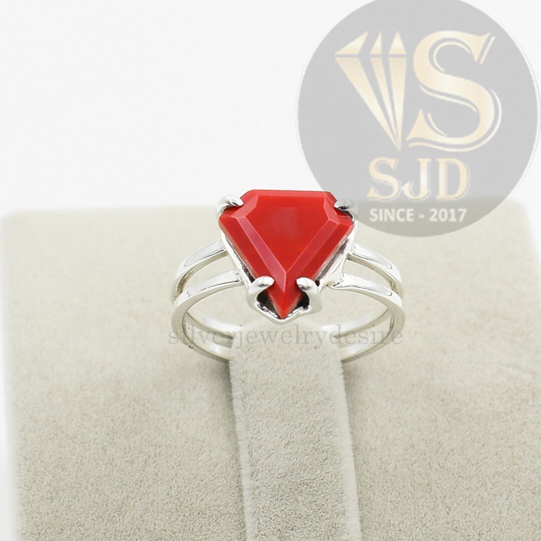 BIG HAND silver925×k18×coral×Ruby Antique 19th Century Chinese 925 Sterling Silver Huge Undyed