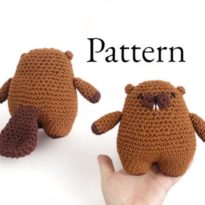 PATTERN: Crochet Beaver PDF