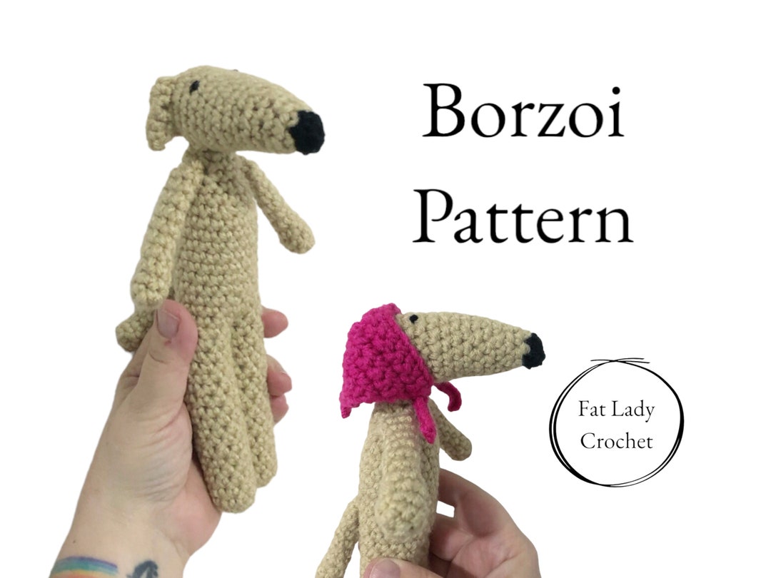 PATTERN Crochet Esper, Borzoi Dog (Instant Download) Etsy
