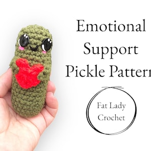 PATTERN: Crochet Emotional Support Pickle