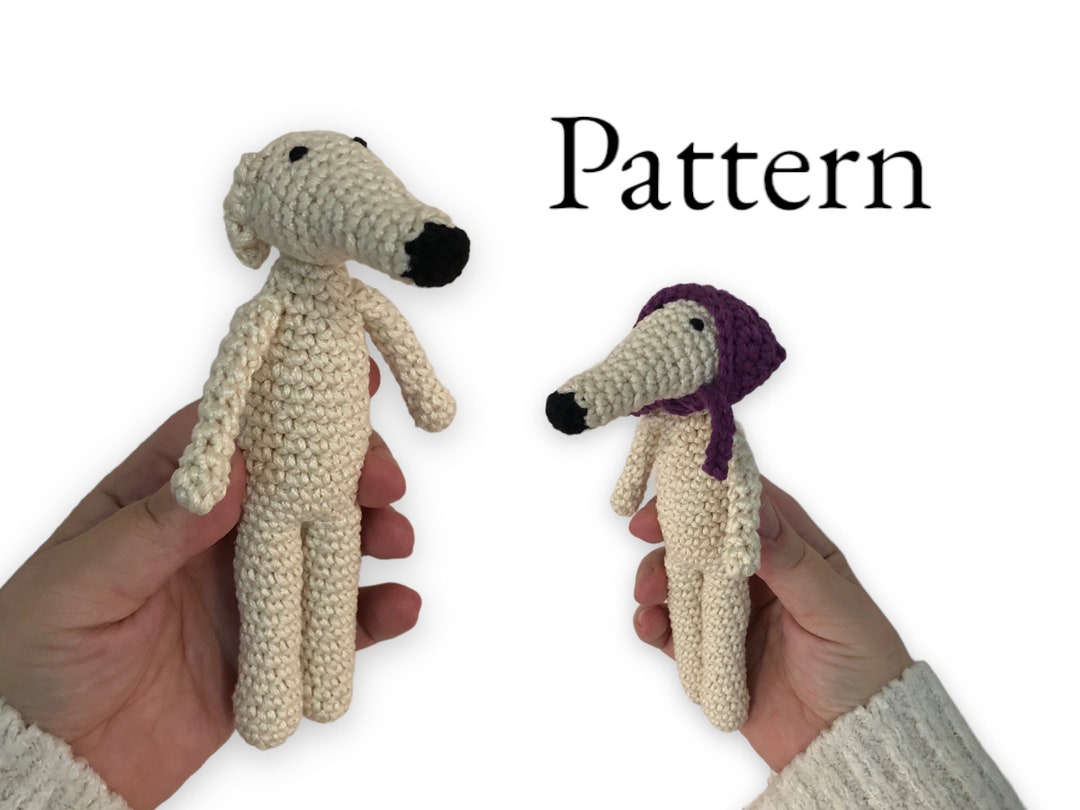 PATTERN Crochet Esper Borzoi Dog Etsy Canada