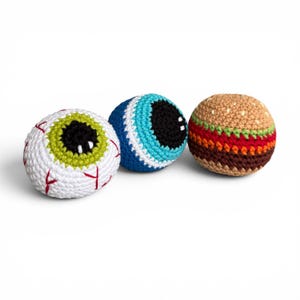 Crochet Pattern Pack: 3 Hacky Sack Designs