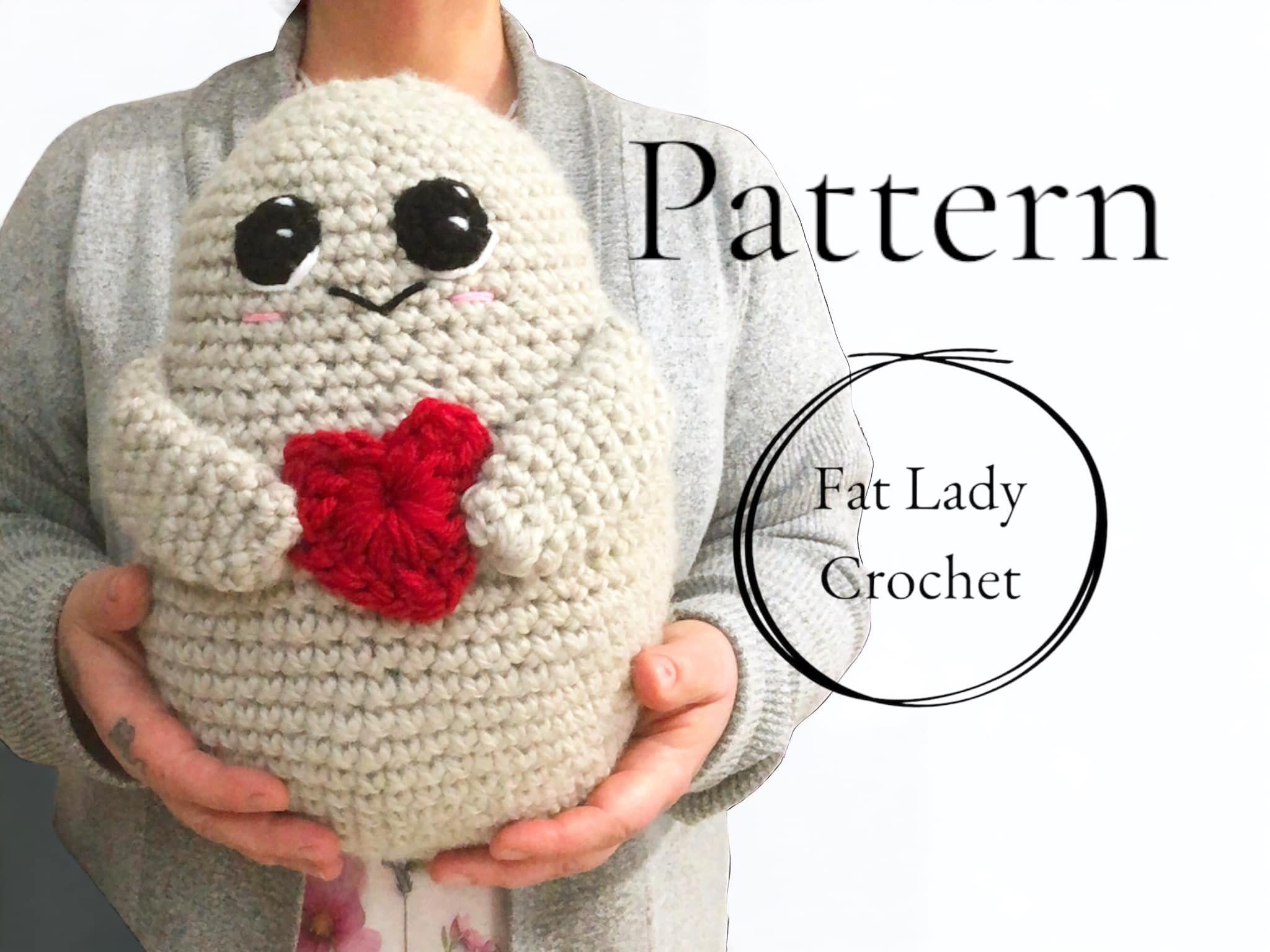32 Potato Crochet Patterns: Spud Amigurumi, Desk Buddies, Play Food, and Clever Gag Gifts 7 Crochet Pattern: Huge Emotional Support Potato