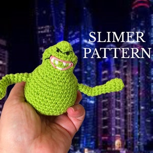 Ghostbusters Slimer crochet pattern, PDF digital download