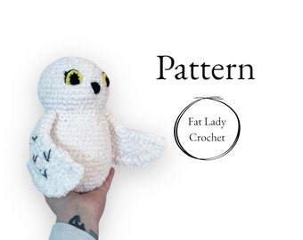 MUSTER: Schneeeule häkeln