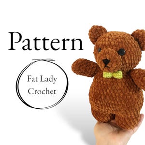 PATTERN: Crochet Classic Teddy Bear PDF