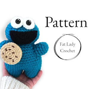 PATTERN: Crochet Famous Cookie Puppet Monster PDF