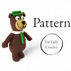PATRÓN: Oso Yogi a crochet PDF