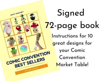 Comic Con Best Sellers: cute crochet patterns PHYSICAL BOOK