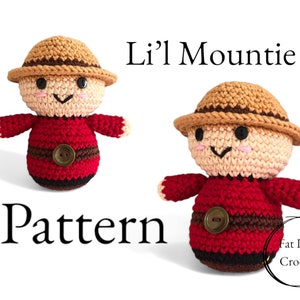 PATTERN: Crochet Canadian RCMP Mountie Doll PDF