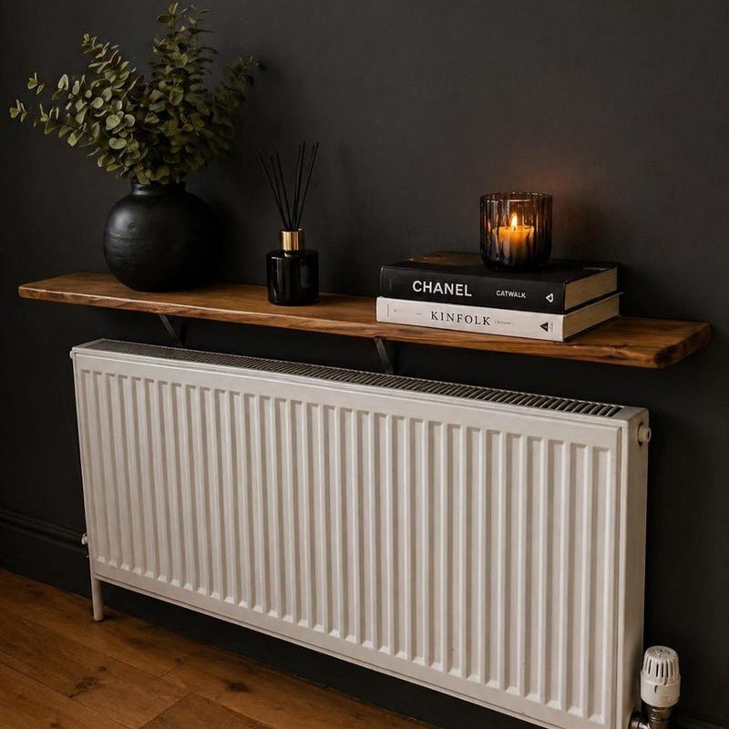 Wide Radiator Cover Oak Slat Radiator Cover - Etsy UK