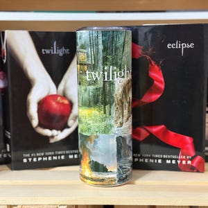 Twilight Forest Landscape Tumbler | Forks-Inspired Scenic Wrap | Cozy Bookish Gift for Twilight Saga Fans