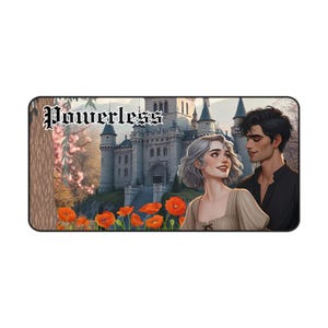 Powerless Inspired Desk Mat | Castle Scene | Fantasy Romance | Writing & Gaming Pad