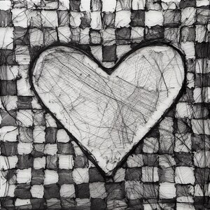 Abito da carta da gioco Hearts - Collant unico Stampa digitale dell'originale su carta perlescente