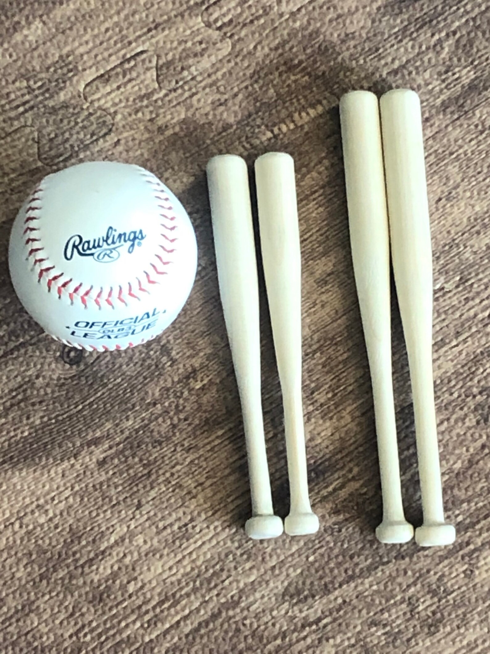 Baseball Bat Mini 6 bate de béisbol de madera bate de Etsy