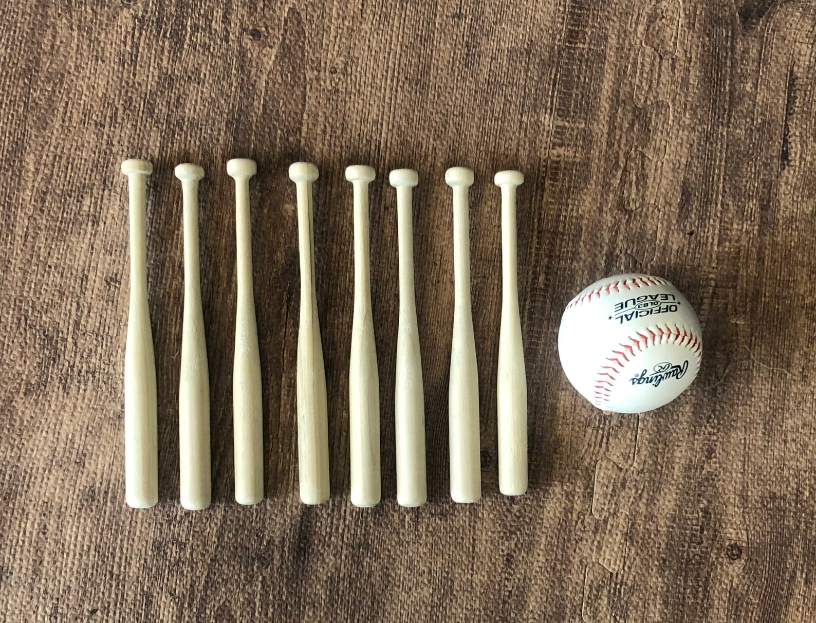 Baseball Bat Mini 6 bate de béisbol de madera bate de Etsy