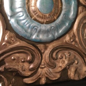 Große Zinn Deckenfliese Vintage-Design Zinn Deckenfliese | Etsy