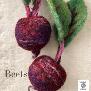 Artichokes, figs, pomegranates for decoration, felted fruits for decoration, Fruits for table decoration image 10