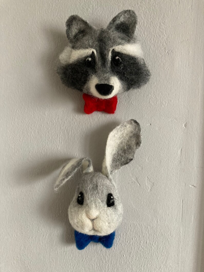 Woodland Animals Decoration Fox Wall Hanging Decor Raccoon Etsy UK